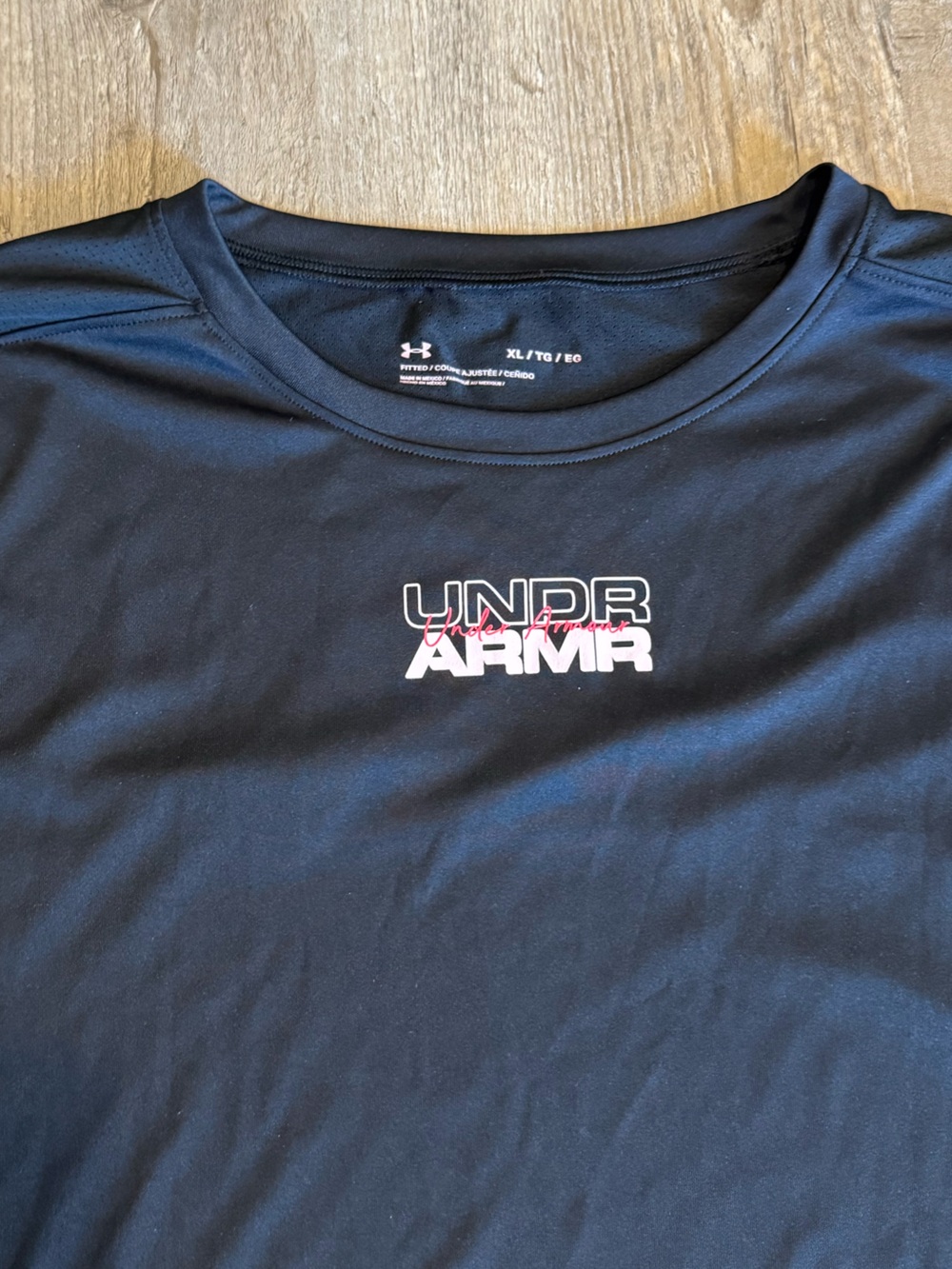Under Armour Women’s Black Athletic Tee - UNDR ARMR Graphic